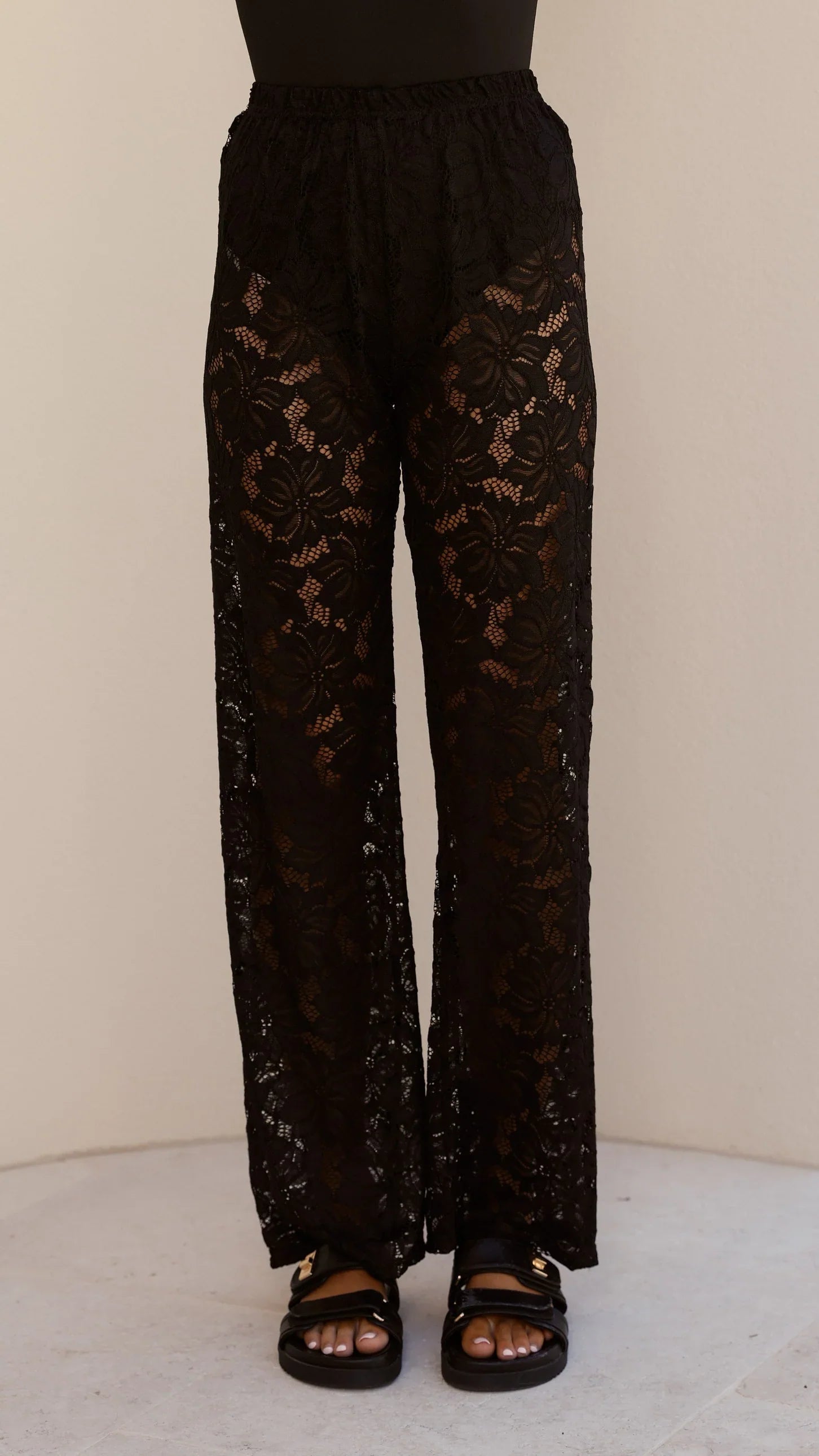 Azura Shirt And Pants Set - Black