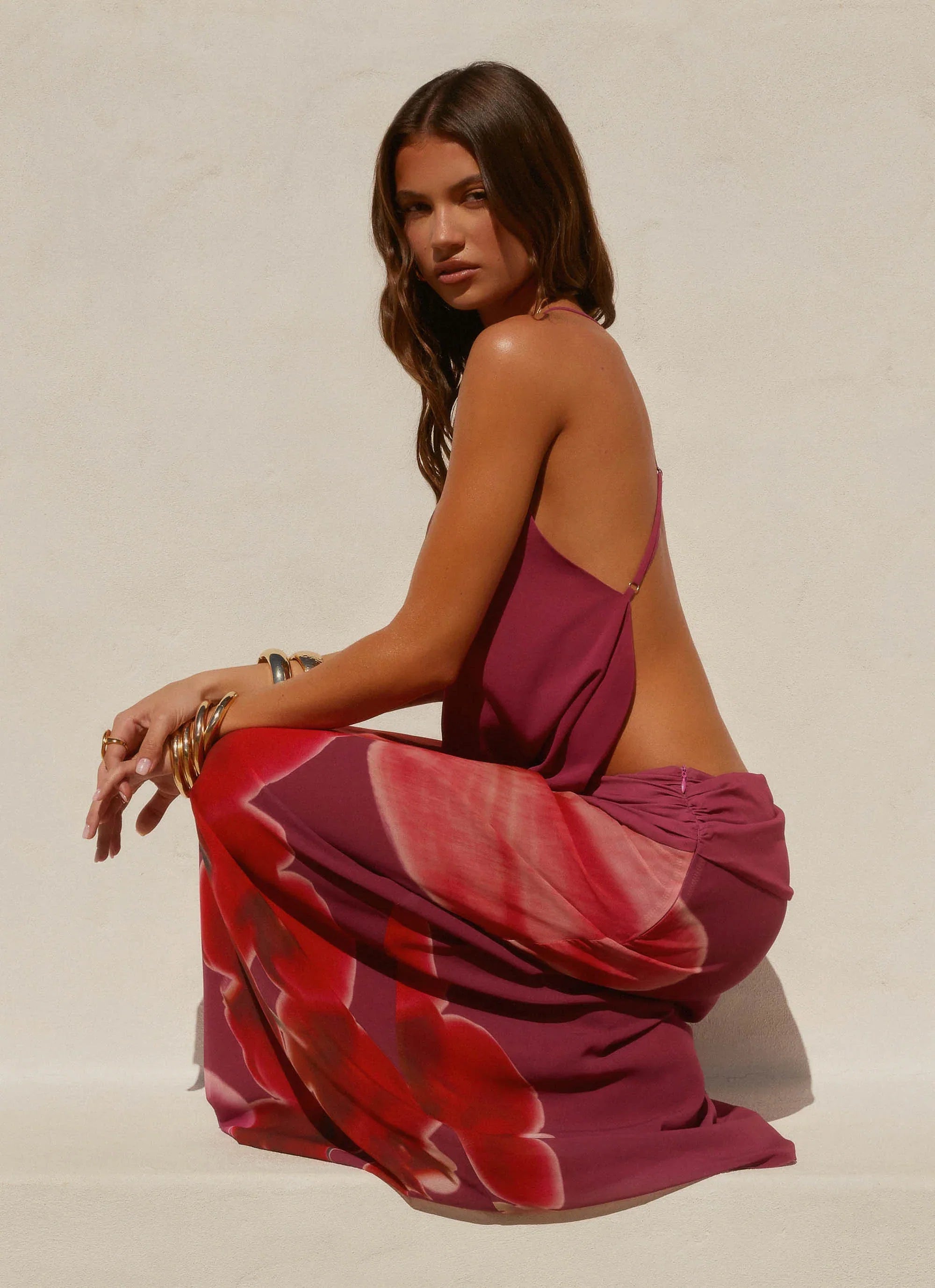 Blushing Bloom Maxi Skirt - Violette Bloom